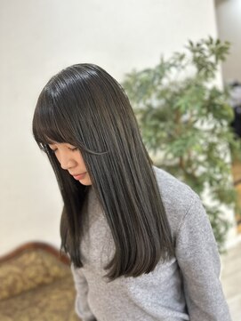 ティグルフォーヘア(TIGRE for hair) オリーブベージュ/艶カラー/ワンカール