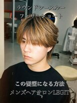レジット メンズ ヘアサロン(LEGIT MEN's HAIR SALON)&nbsp;ラウンドシースルーフェザーショート