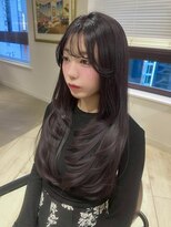 ユーフォリア 銀座本店(Euphoria)&nbsp;【AYAKI】ダークラベンダー レイヤーカット 銀座