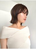 酸性ストレート/縮毛矯正/ボブ/ミディアム/切りっぱなし/横浜