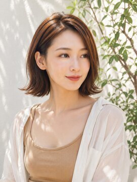 ルシードスタイルボーグルレディース(LUCIDO STYLE BOGL Lady's) かきあげバングかきあげボブかき上げ前髪カジュアル前髪なし