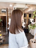 サラジュ 西宮北口店(SARAJU) 【峯口弘憲担当】髪質改善艶カラーセミロング