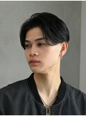 フェザーパーマ×テーパーフェードで海外ビジネスマンヘアに