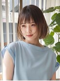 【ふんわり軽い】レイヤーボブ×小顔シルエット