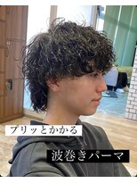 ステレオ ヘアデザイン 安城店(STEREO HAIR DESIGN)&nbsp;プリッとかかる波巻きパーマ