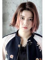 ノラジャーニー(NORA Journey)&nbsp;【NORA Journey】ピンクハイライトのフェザーボブ★