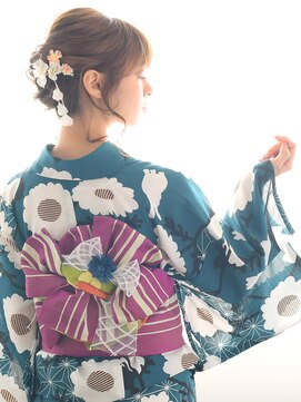 ヘアーサロン ラフリジー(Loufreasy) 浴衣の着付け ご予約はお電話のみ