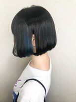 レイール 下北沢(Reir)&nbsp;【reir下北沢】*インナーカラー+ネイビー×エッジボブ*