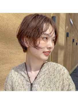 ハル ヘアスタジオ(haRu hair studio) 丸みショート×ニュアンスカール