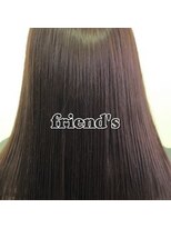 フレンズ 環状通東店(friend's) ブリーチなし艶サラヌーディーカラー