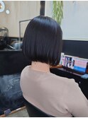 黒髪×ボブ
