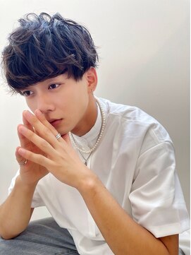 ロミーオム 本厚木(ROMMY. Homme) ナチュラルパーマ×マッシュ