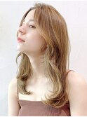 くびれカール_くびれヘアビタミンカラーメルティカラー_28659