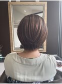 骨格修正カット(ミセスショートボブ)