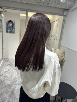 ラベスト キョウト(LOVEST) 冬は暖色が可愛いほんのりピンクベージュ(ほんのりがポイント)