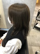 アイディール 心斎橋店(:ideal) 20代30代40代☆韓国風バング☆オリーブカラー