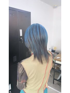 エイル アメ村(Eir) ターコイズブルー×アッシュブラウン☆