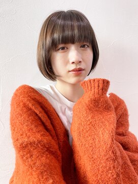 アイティーバイアルバム 藤沢店(IT by ALBUM) ショートボブ_チェリーブラウンフェミニンロング_59003