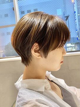 アーツ 茅ヶ崎(arts) ショートカット20代30代40代前髪あり面長丸顔ショートボブ