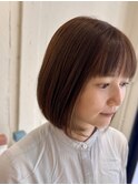 大人ボブ◇イノアカラー◇内巻きボブ
