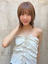 エース (ACE) ACE 横浜 ぱつっとボブ×大人可愛いベージュカラー