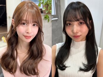 アクション 心斎橋店(ACTION)の写真/【心斎橋駅3分】トレンドのフェイスレイヤー/韓国風カットで小顔効果◎大人可愛い垢抜けヘアに♪