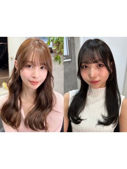 【心斎橋駅3分】トレンドのフェイスレイヤー/韓国風カットで小顔効果◎大人可愛い垢抜けヘアに♪