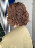 プードルパーマスパイラルパーマボブ前下がりボブ