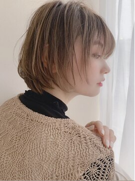 ラナホンジン(Lana HONJIN) 韓国風/透明感カラー/オリーブベージュ/前髪/小顔カット