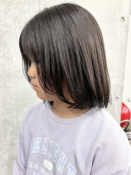 モリオ(morio) ＊小学生ボブ重めボブディ前髪あり内巻きボブ切りっぱなしボブ2