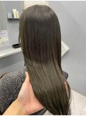 美髪/ワイドバング/レイヤーカット/くすみベージュ/新小岩駅