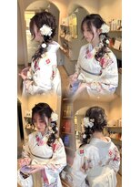 テイスティプライベートガーデン(Tasty private garden)&nbsp;おろし編みヘアセット