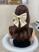 ラルム 新宿(LARME SHINJUKU)&nbsp;お呼ばれヘア/ハーフアップ/ヘアセット【Kaya】
