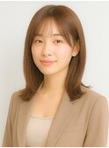 社会人オフィス上品ショートボブ女子力透けカラー清潔感