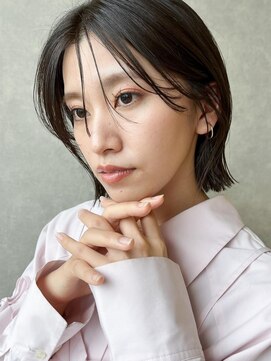 オブジェ シエル(obje't ciel) 【obje't ciel】Olivebrown×大人bob【暮石 唯】