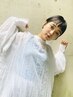 【ポイント矯正】顔回りストレート+カット