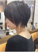 イメチェン小顔似合わせ30代40代50代グレージュショートボブ