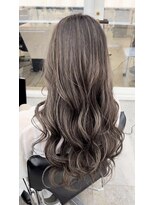 ☆grow渋谷☆細めコントラスト×グレー系ハイライト