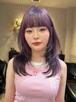 ロンド レア 天神大名店(Lond Le’a)&nbsp;黒髪カタログ/オリーブグレー/ココアベージュ/小顔に見せるヘア