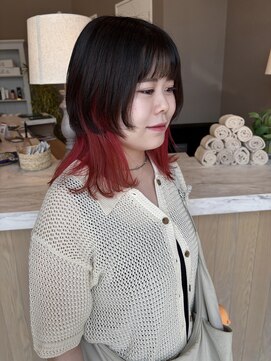 ユウヘアー 千代田橋店(U Hair) ウルフ×インナーオレンジ