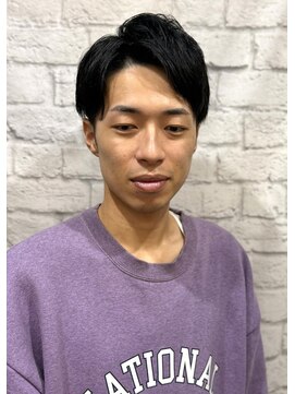 グレイスフル バーバープラチナム 六本木店(Graceful Barber platinum) ナチュラル七三アップバング