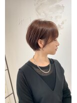 ジュベ 別府店(juve.) 別府ショートボブ顔まわりレイヤーカット髪質改善カラー30代