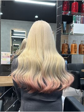 ラピス 大阪心斎橋店(Lapis) ブロンド×ピンク☆☆
