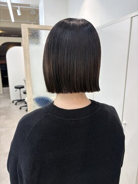 シアアルン 新小岩店(SHEER alun) ぱつっとボブ