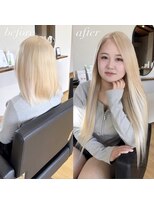 ベイビーズブレス(Baby's breath)&nbsp;【ホワイトブロンド】#シールエクステ #岡山 #倉敷