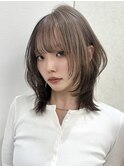 ハッシュカット/ボブ/ウルフカット/デザインカラー