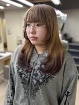 ミモラ(mimola)&nbsp;ハイトーンベージュ/ローライト/裾カラー