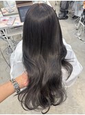 大人美人◎艶髪グレージュレイヤーロング韓国風