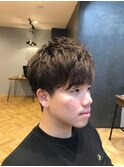 ナチュラル束感マッシュショート