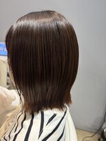 ベルベットヘア 千早店(Velvet hair)&nbsp;プレミアム髪質改善カラー×切りっぱなしボブ